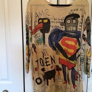 Cueur de vague Superhero Graphic Long Sleeve Dress or top